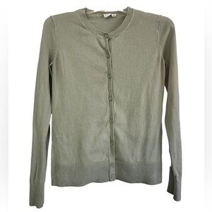 GAP Olive Green Cardigan Sweater Size XS